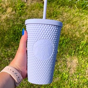 🆕Grande Starbucks Matte Studded Lilac Tumbler